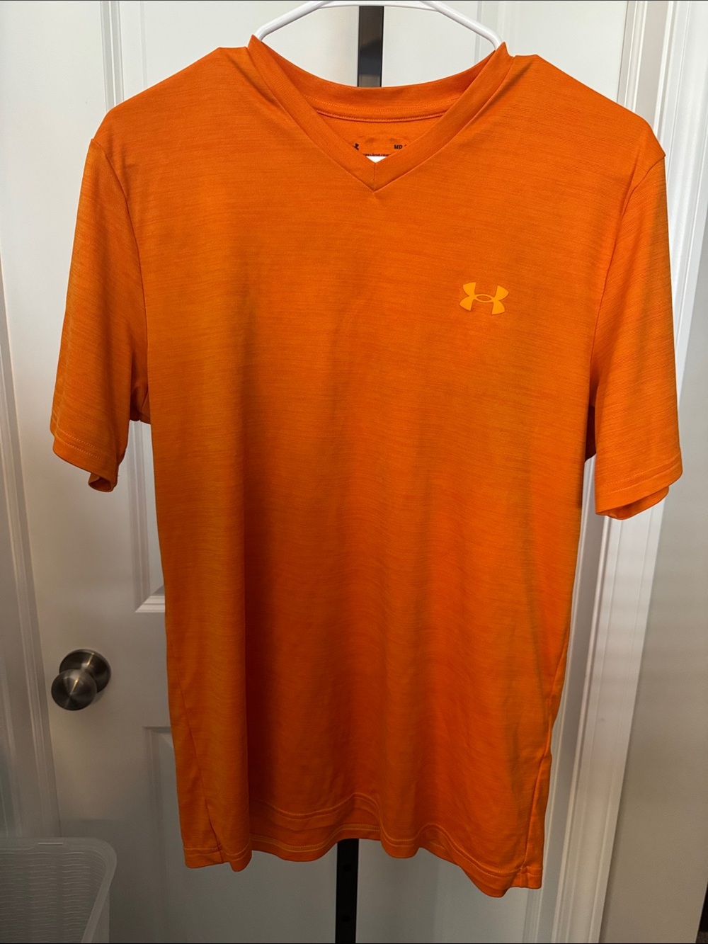 Under Armour Men's Orange V‑Neck Performance Polo